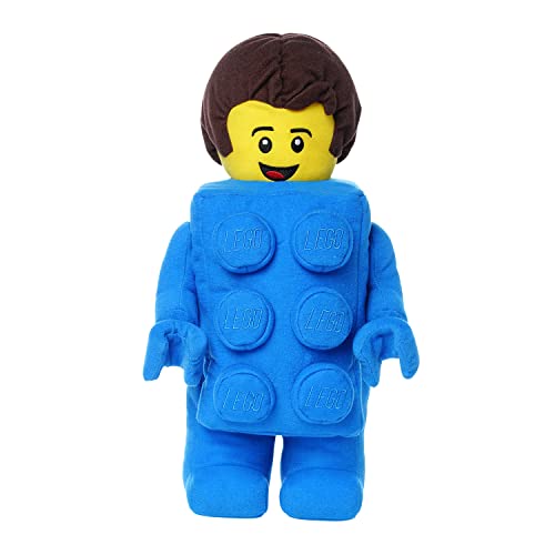 peluche LEGO brique bleue