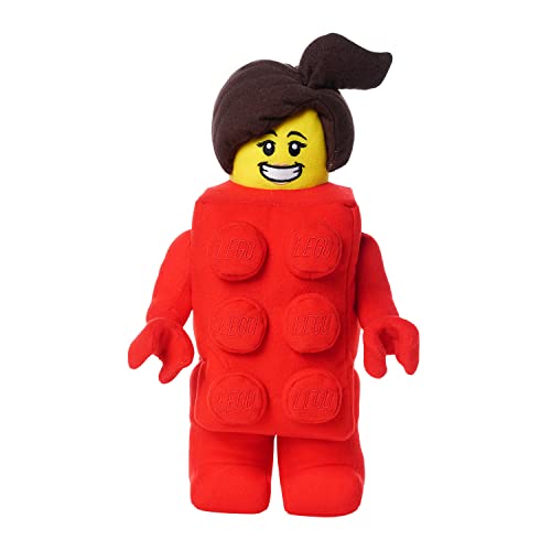 peluche LEGO brique rouge
